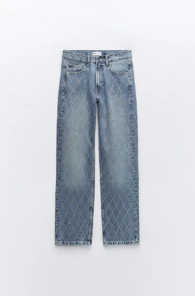 Viral Rhinestone Jeans